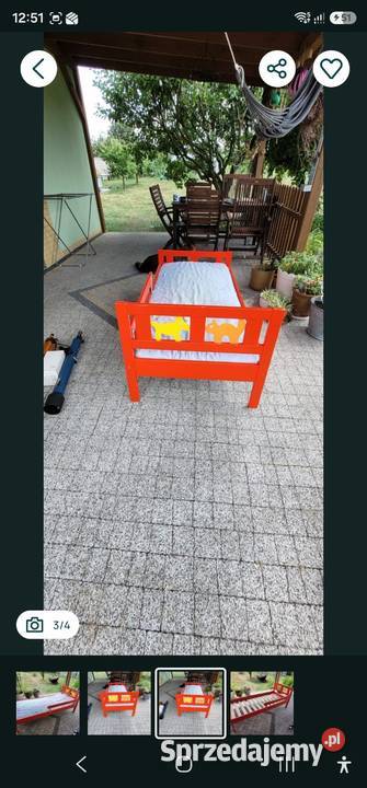 Kritter Ikea łóżko Julianów