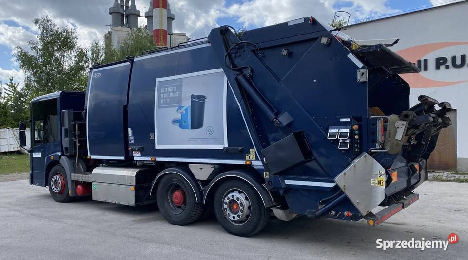 Mercedes Econic 2630 CNG NTM 3 komory śmieciarka Nowiny
