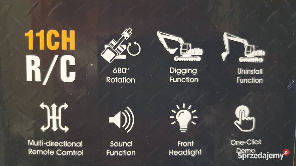 Koparka zdalnie sterowana RC Kielce