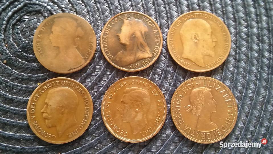 Wielka Brytania - 6x1 penny (pens)
