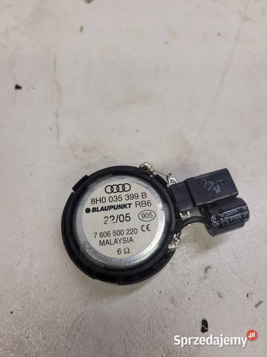 GŁOŚNIK WYSOKO TONOWY AUDI A3 A4 A6 8H0035399B śląskie Przystajń sprzedam