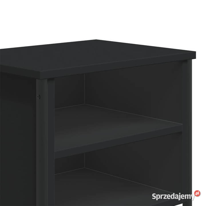 Szafka nocna czarna 40x30x40 materiał