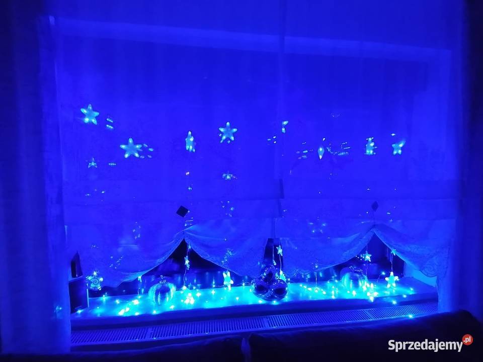 Roleta rzymska z haftemPanelFirana biały śląskie Szczerbice