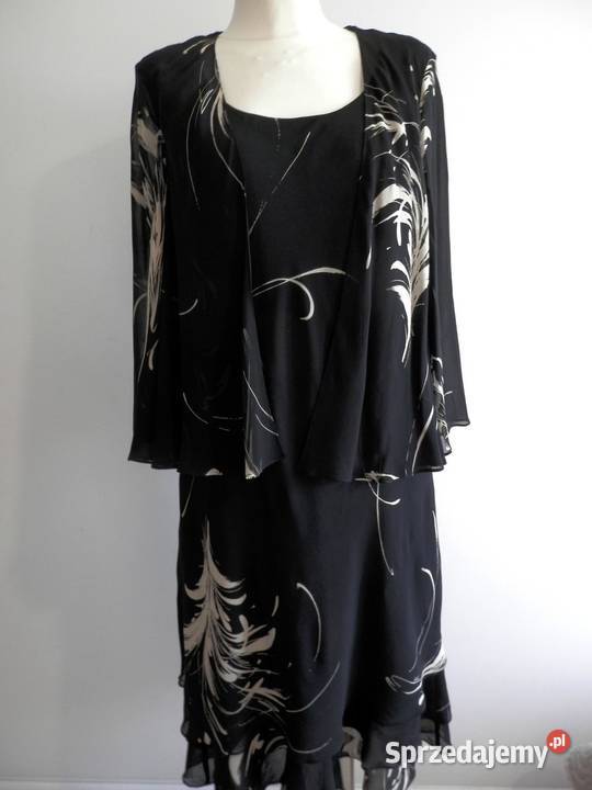 Sukienka z Narzutką Jedwabna 100 Naturalny Spódnice i sukienki Łomża