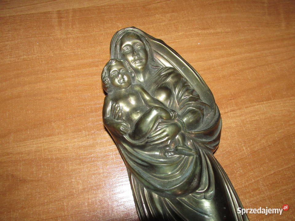 JEZUS Z NAZARETU odlew płaskorzeźba Antyki, Sztuka, Kolekcje śląskie Bytom