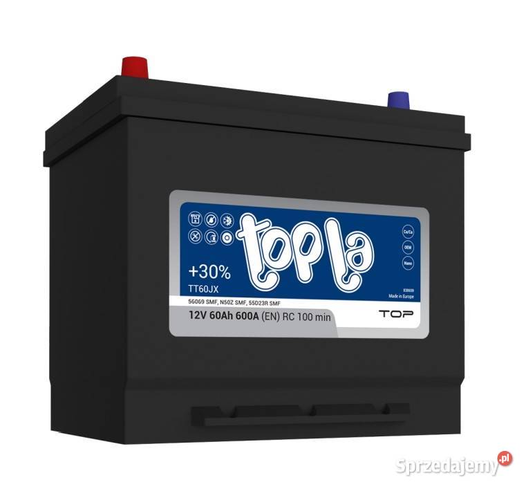 Akumulator Topla Top JIS 60Ah 600A L TT60JX
