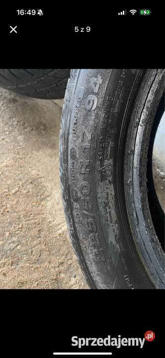 Sprzedam komplet opon continental 17 17cale Grajewo sprzedam