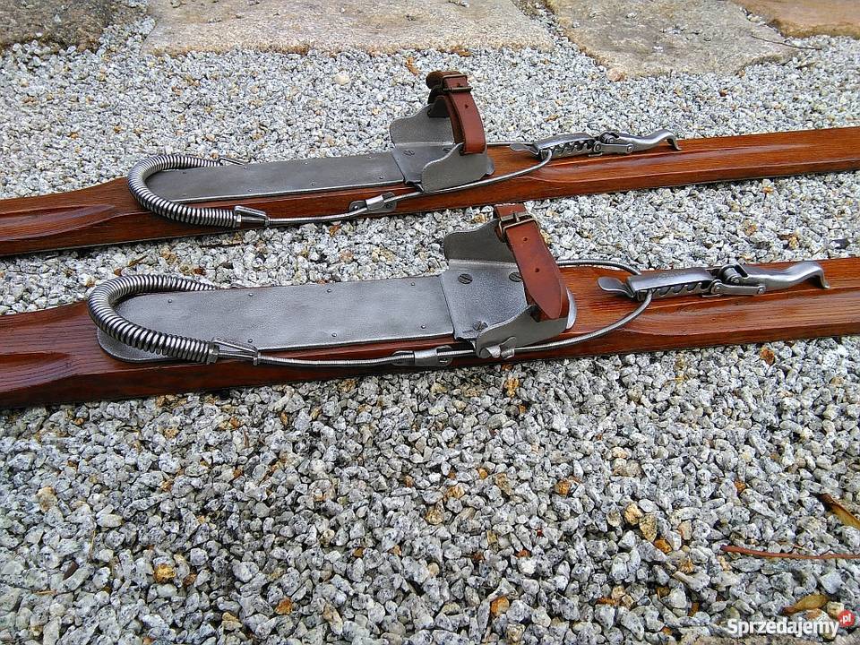 Stare drewniane narty 1939 Szklarska Poręba