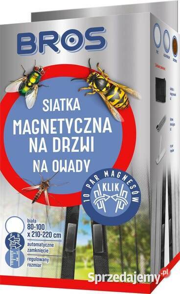 Siatka magnetyczna na drzwi klik Bros biała małopolskie Kamionna