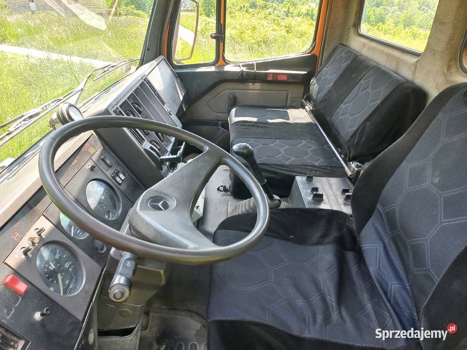 MercedesBenz SK 1717 4X4 Wywrotka HDS Dźwig tachograf podkarpackie Mielec