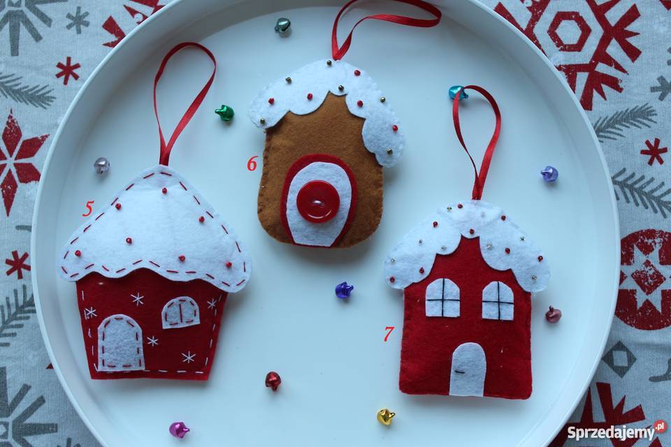 Ozdoby świąteczne z filcu HandMade małopolskie