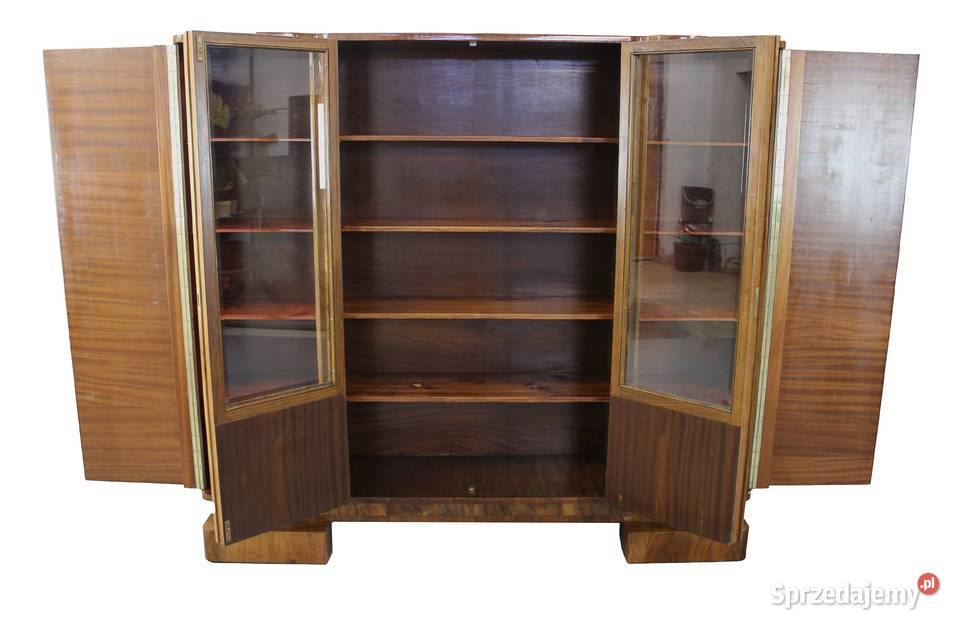 Ekskluzywna biblioteka art deco renowacji orzech Bydgoszcz