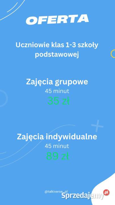 Lekcje języka angielskiego Talkiverse Warszawa