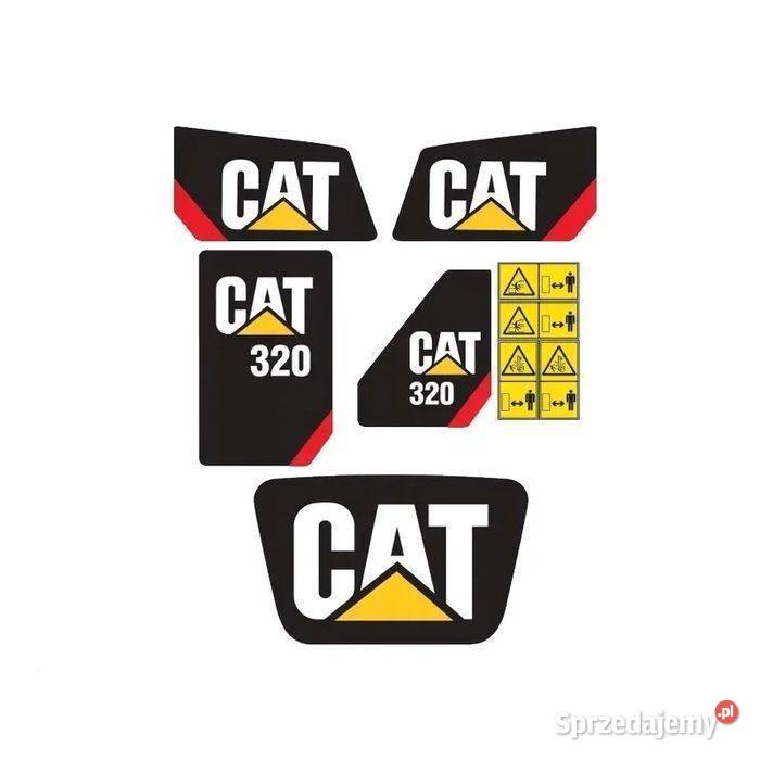 Naklejki Oklejenie CAT 320 Zamiennik CATERPILLAR Janików