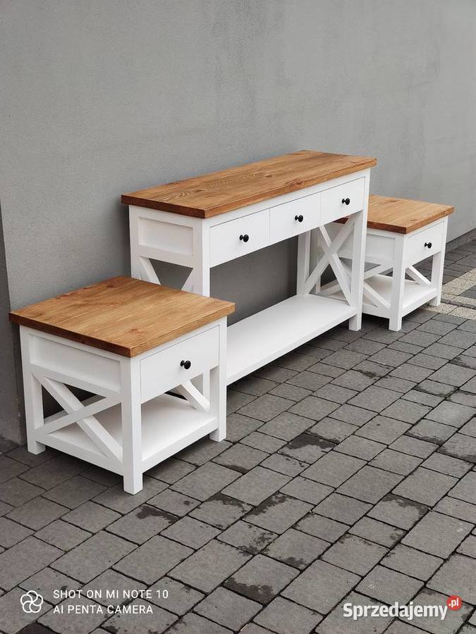 Konsola drewniana lite drewno 100cm Zduńska Wola