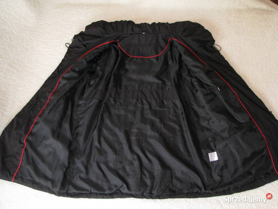 Elegancka ciepła kurtka Adagio czarna 44XL Brzegi sprzedam