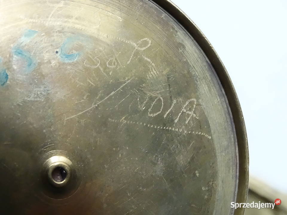 Mosiężny Czajniczek Vintage India Drewniana Antyki lubelskie Biłgoraj