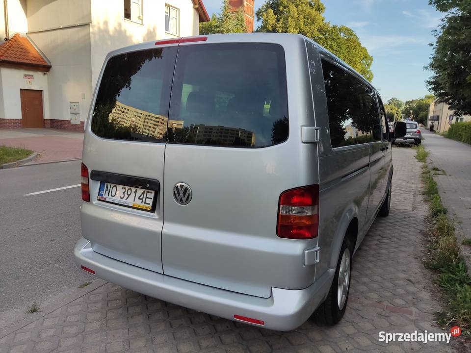 VW T5 CARAVELLA 9osób r2009 p19tdi skrz manual szary Elbląg