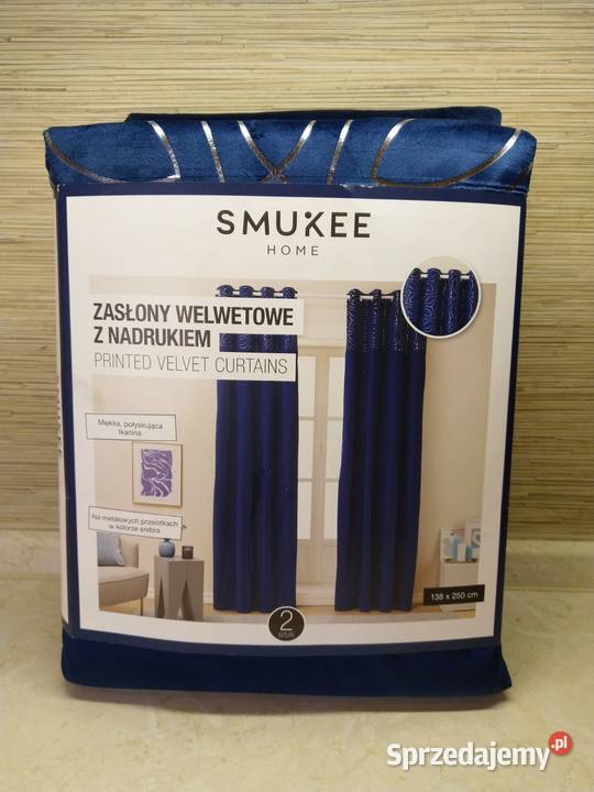 NAJTANIEJ Zasłona Welwetowe 2 Zasłony z