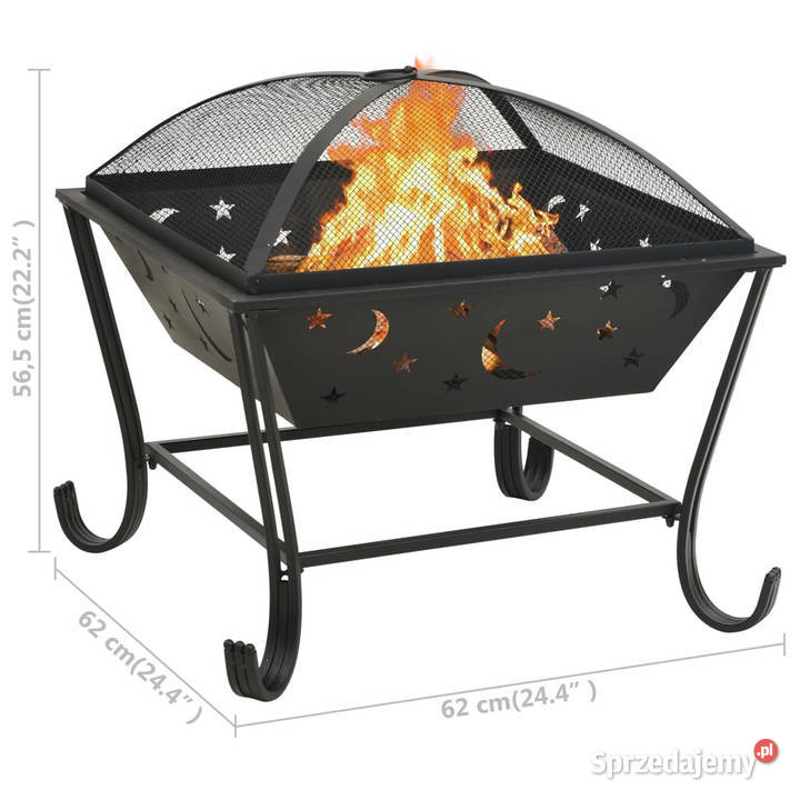 Palenisko z pogrzebaczem 62 XXL stal WM311893 mazowieckie Warszawa sprzedam