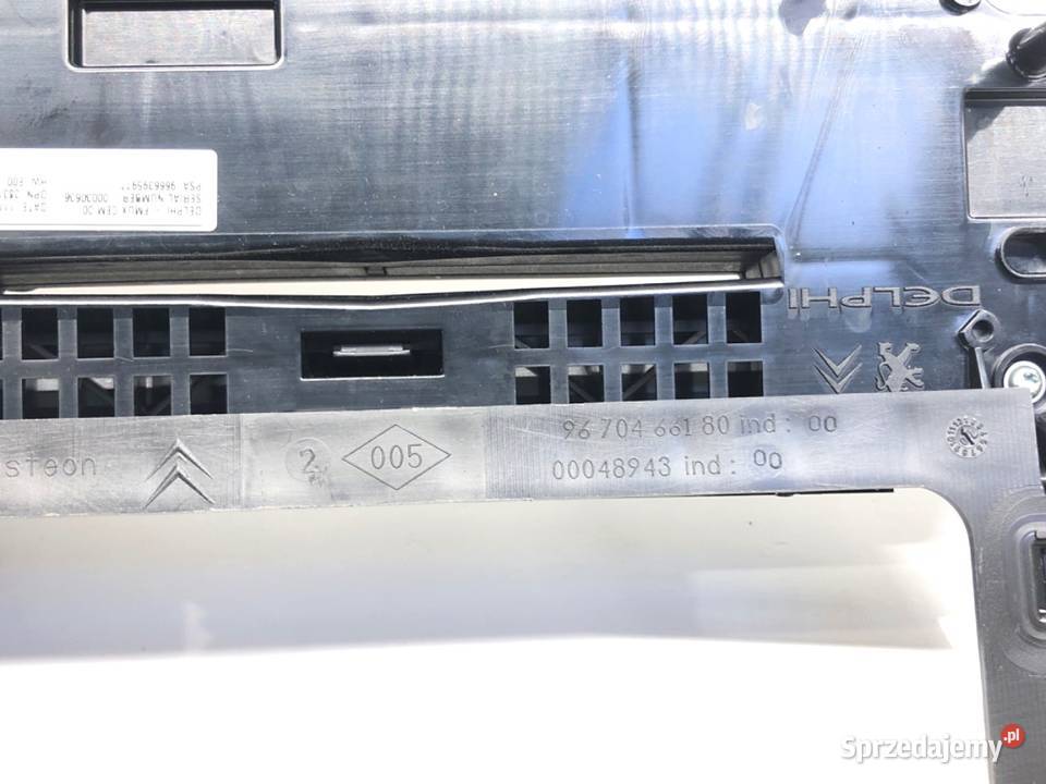 PANEL STEROWANIA NAWIEWU CITROEN C4 II