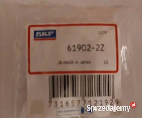 Łożysko SKF i FAG 61902 2z i 2rs 15x28x7 mm małopolskie Kocmyrzów