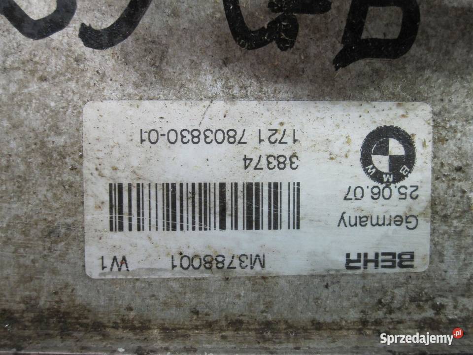 BMW E60 E61 30 D M57 306D3 235 08r podstawa Węże chłodnicy
