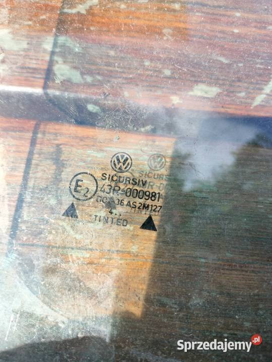 VW Golf 3 5D szyba drzwi Lewy Przód osobowe