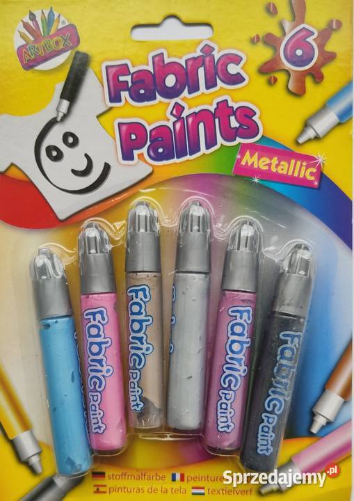 Farbki Metaliczne do Tkanin Materiału Tshirta Mogilany