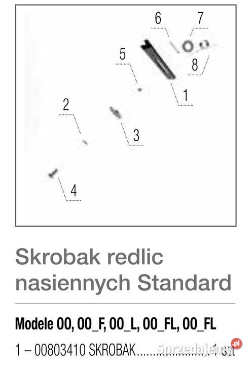 Skrobak redlic nasiennych BEDNAR 00803410 Części i osprzęt rolniczy Jelcz-Laskowice sprzedam
