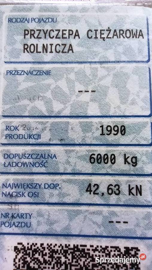 Przyczepa Autosan Sanok D55 D50 D633 D47 Zasław Przyczepy rolnicze Łańcut