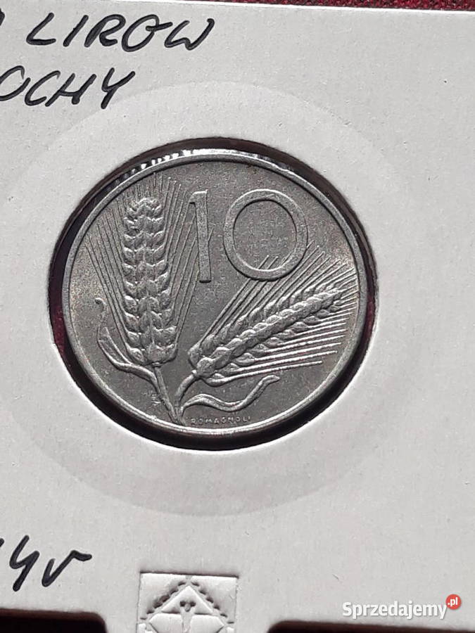 10 Lirów Włochy 1974 r wielkopolskie Konin