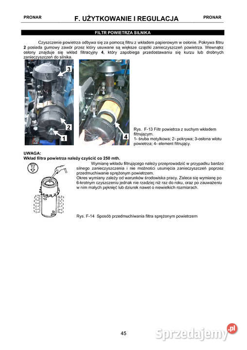 Instrukcja obsługi Pronar MTZ 320 AM 320 AMK podkarpackie Stalowa Wola