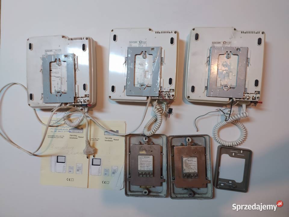 Wideobramofon KVM 604 3 monitory 2 kamery czb mazowieckie Warszawa sprzedam