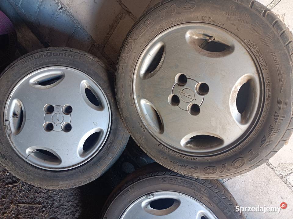 koła opel 4x100 r15 aluminiowe