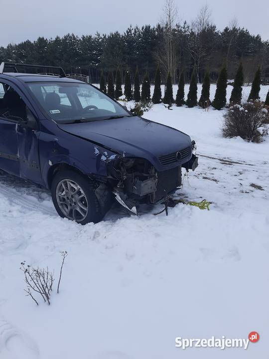opel astra G kombi 20017 r z gazem uszkodzony