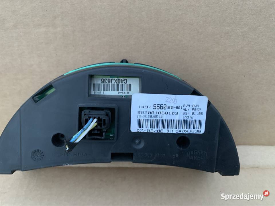 1497566080 licznik wyświetlacz peugeot 807 Szczecin sprzedam