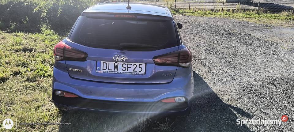 Hundai i20 produkcji 2019 nieuszkodzony dolnośląskie Lubomierz sprzedam