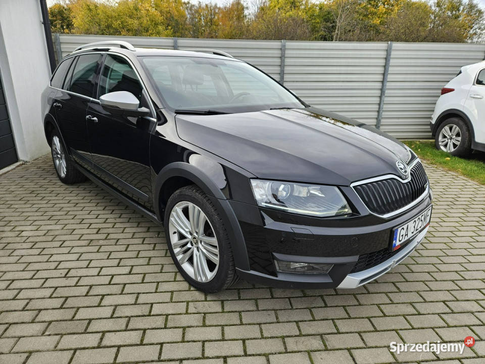 koda Octavia SCOUT 20 TDI 150 4x4 LED kamera światła przeciwmgielne pomorskie Gdynia