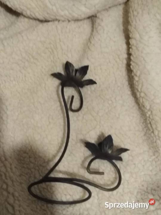 Świecznik metalowy na dwie świeczki Ostrołęka