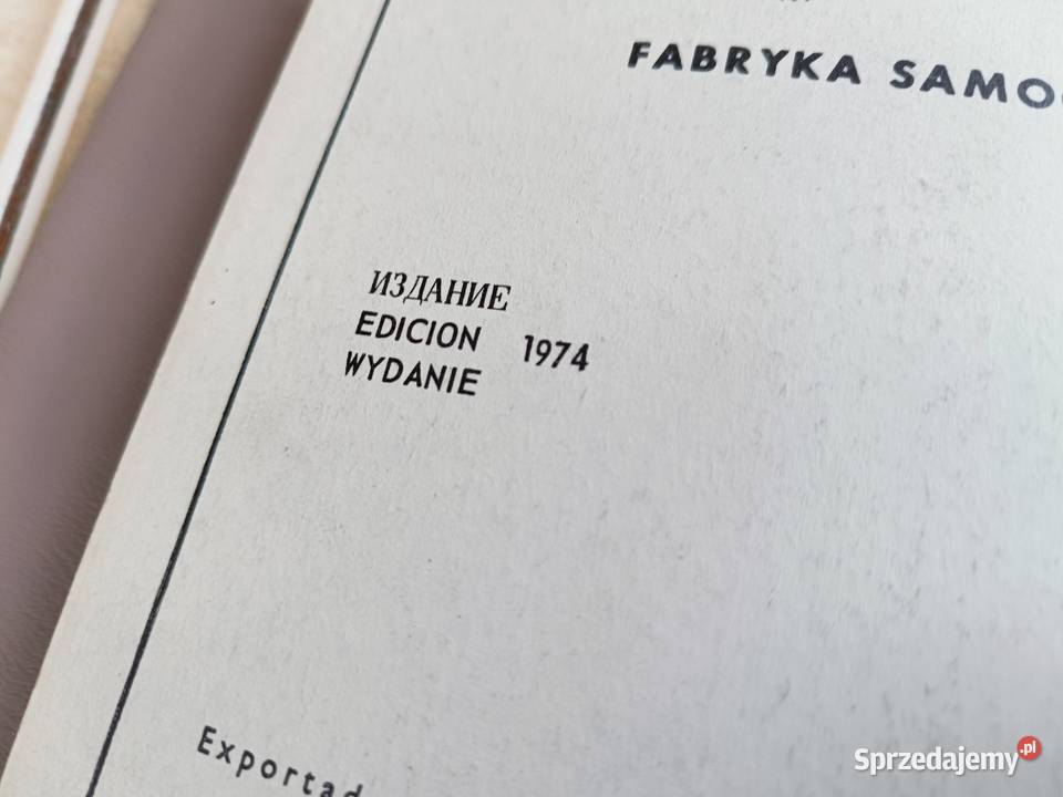 Star 28 katalog części zamiennych 1974r