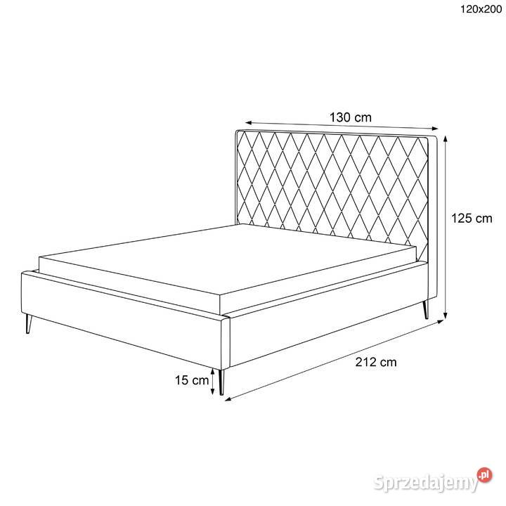 Łóżko tapicerowane z pojemnikiem Caro 3 różne Tarchały Małe sprzedam