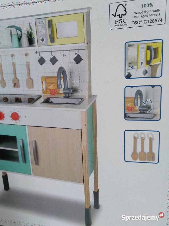 NAJTANIEJ Drewniana Kuchnia Dziecka Wys 92 Zabrze