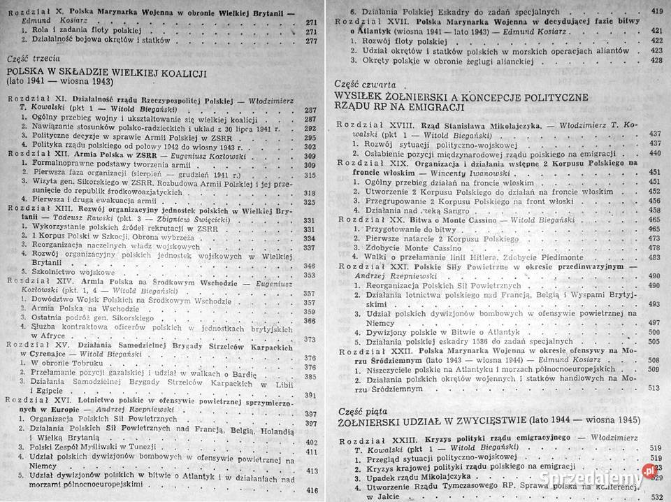 Walki formacji polskich na Zachodzie 19391945 twarda z obwolutą lubelskie Chełm