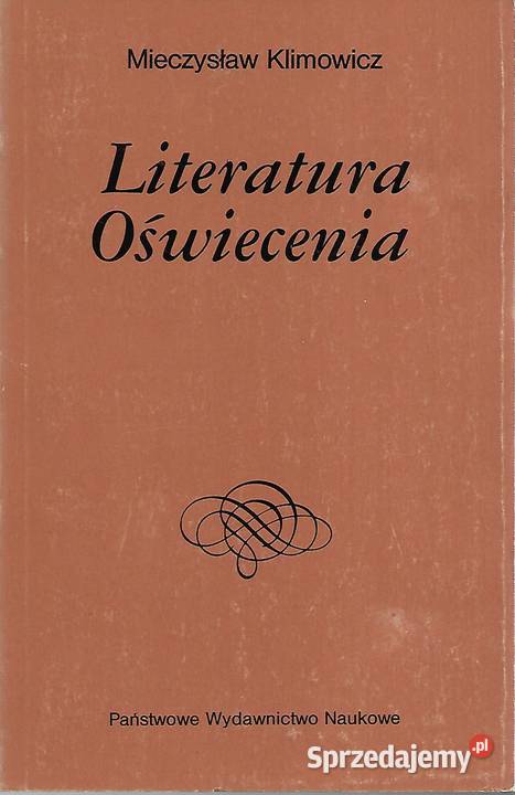 Literatura Oświecenia M Klimowicz miękka Puławy