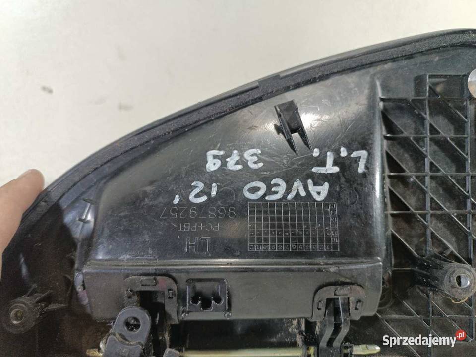 KLAMKA DRZWI LEWY TYŁ CHEVROLET AVEO 96879257 osobowe sprzedam
