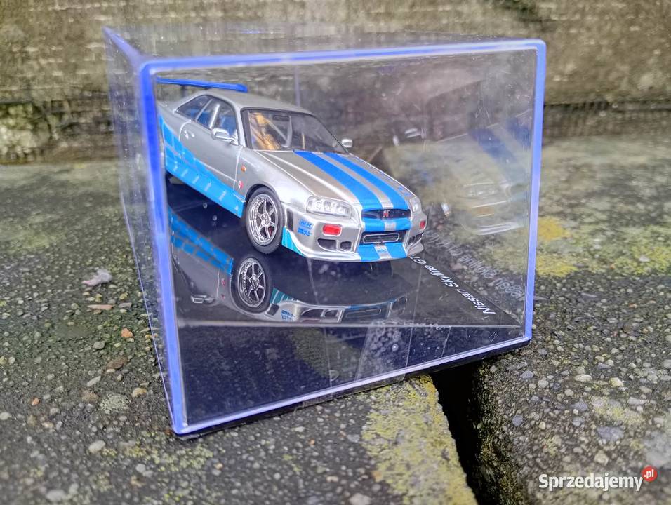 NISSAN SKYLINE GTR R34 fast furious deagostini Modelarstwo mazowieckie