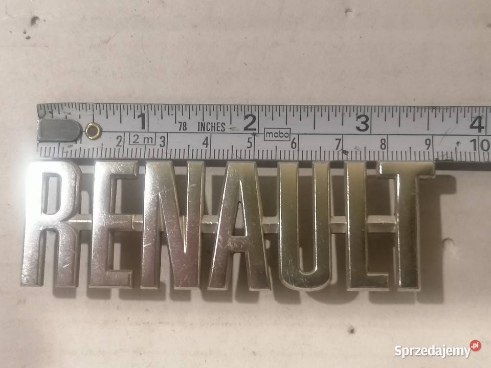 logo emblemat z błotnika przód Renault 10 r6570 Piotrków Trybunalski