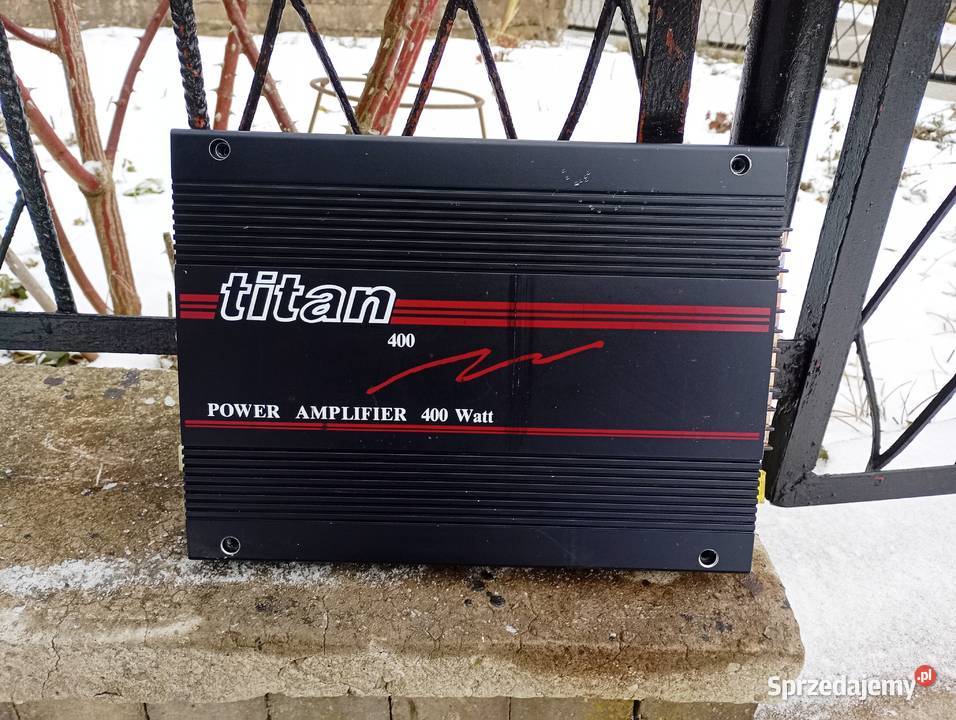 Wzmacniacz samochodowy 4 kanałowy TITAN 400 Niegowonice