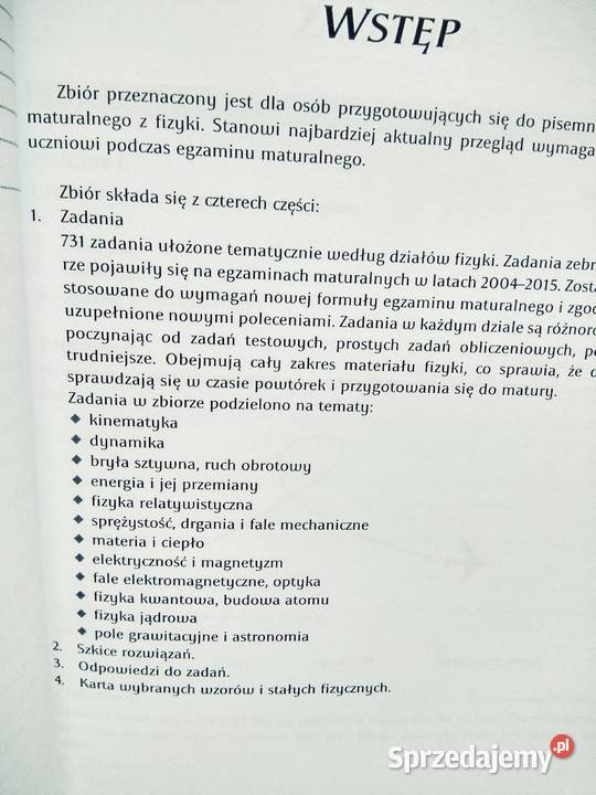 Fizyka omega 2018 Warszawa sprzedam